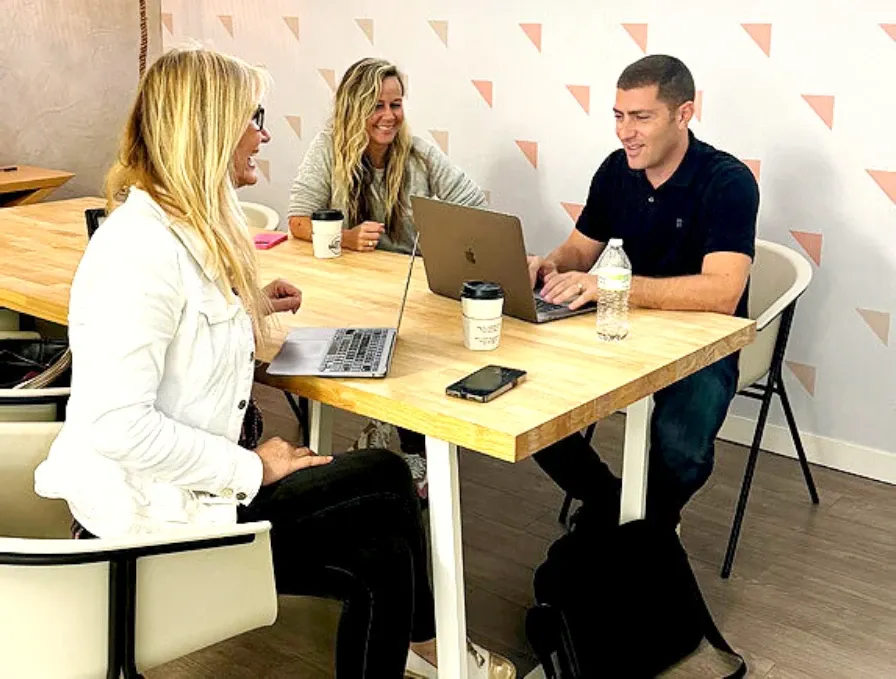 Media Components team meeting with clients